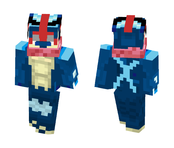 Ash-Greninja XY&Z - Male Minecraft Skins - image 1