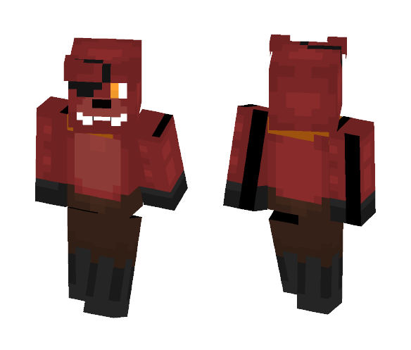 FNaF World - Foxy Fighters - Foxy - Male Minecraft Skins - image 1