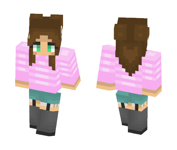 Pretty in pink - Female Minecraft Skins - image 1