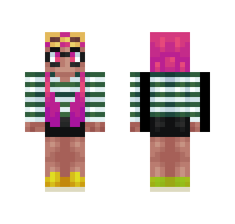 welcome to the salty splatoon - Female Minecraft Skins - image 2