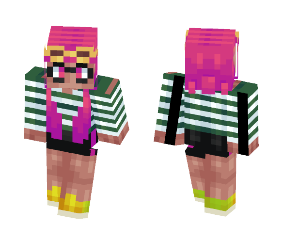 welcome to the salty splatoon - Female Minecraft Skins - image 1