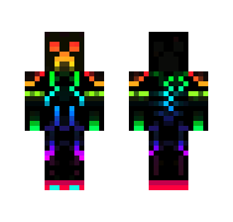 Neon Creeper - Male Minecraft Skins - image 2