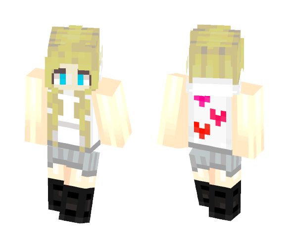 Evelye | New Hoodie Cap | Lovely - Female Minecraft Skins - image 1