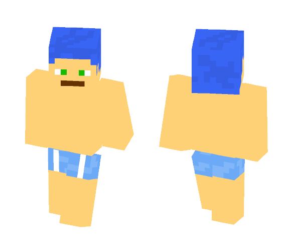 Blue Swimmer - Male Minecraft Skins - image 1