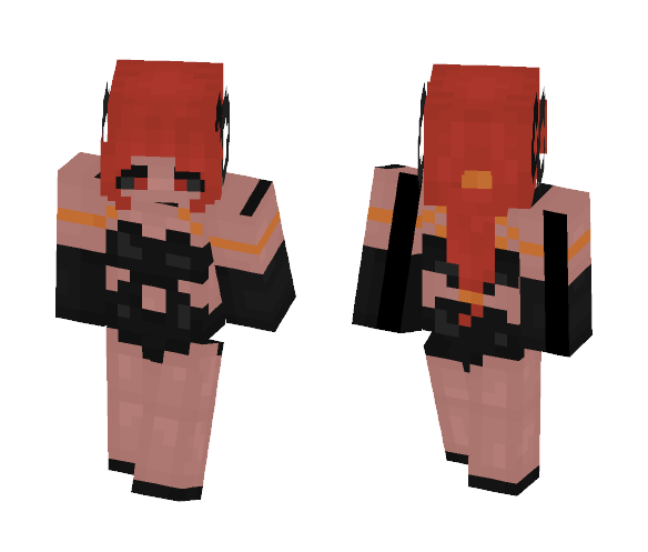 Severe Carmine - Female Minecraft Skins - image 1