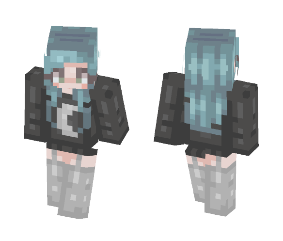 ~Moonish (WindArcher fanskin)~ - Female Minecraft Skins - image 1