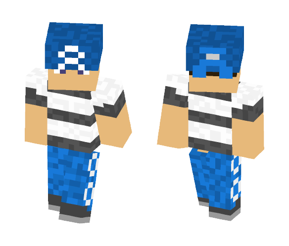 Team Aqua Grunt Male - Male Minecraft Skins - image 1