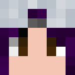 Purple Haired Girl and Flannel - Color Haired Girls Minecraft Skins - image 3