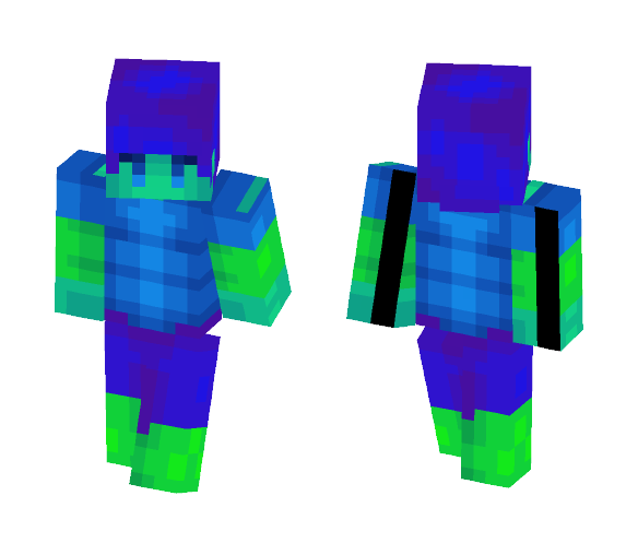 Blue-Green - Male Minecraft Skins - image 1