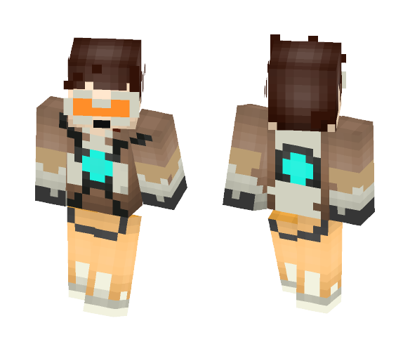Tracer - Female Minecraft Skins - image 1