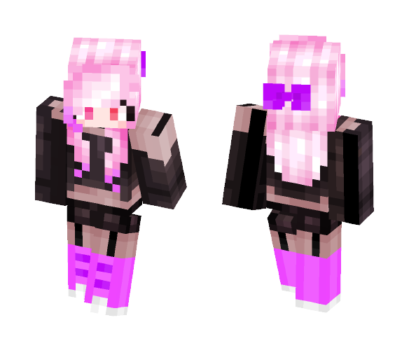 Pastel Goth yo - Female Minecraft Skins - image 1