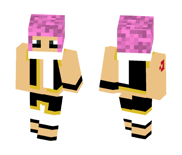 Natsu Dragoneel From Fairy Tail - Male Minecraft Skins - image 1