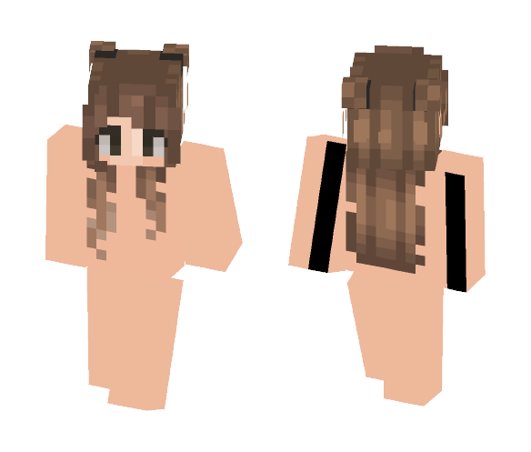 Light Ombre w/ Buns {Base Request} - Female Minecraft Skins - image 1