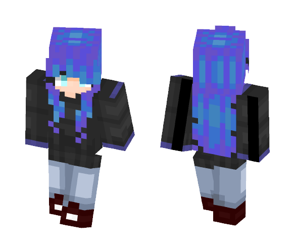 Blue Alley - Female Minecraft Skins - image 1