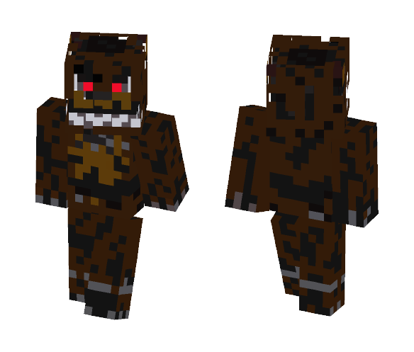 Nightmare Freddy Fnaf4 - Male Minecraft Skins - image 1
