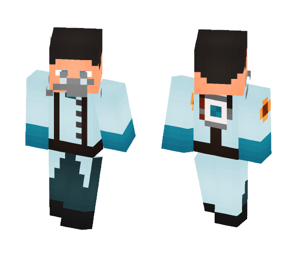 BLU Medic (Team Fortress 2) - Male Minecraft Skins - image 1