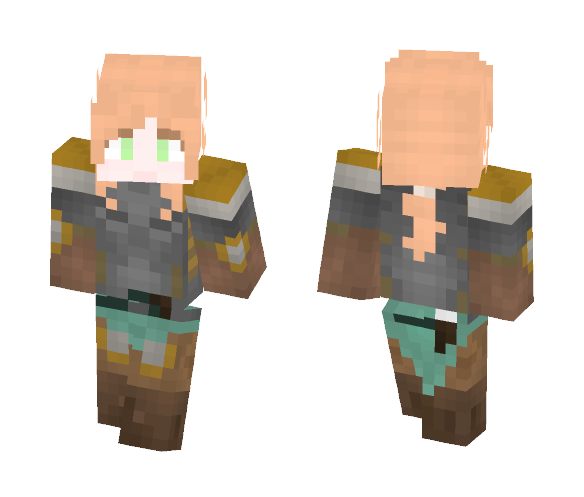 Human Warrior (Commision) LOTC - Female Minecraft Skins - image 1
