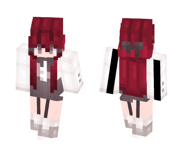 ❤Red Haired Maid❤ - Female Minecraft Skins - image 1