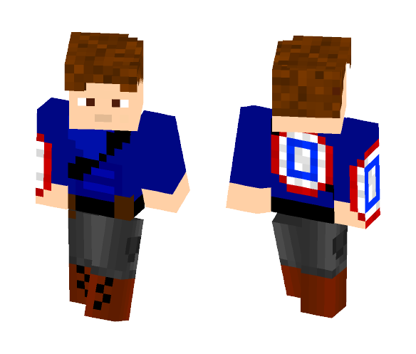 James "Bucky" Barnes - Male Minecraft Skins - image 1