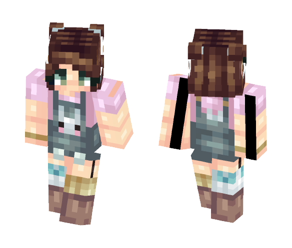 –«BUNNIES!!!!1!!!1!»– - Female Minecraft Skins - image 1