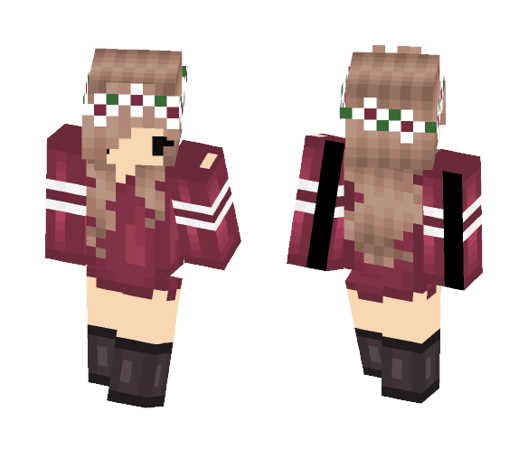 Chibi High: Red Rebel Chibi #2 - Female Minecraft Skins - image 1