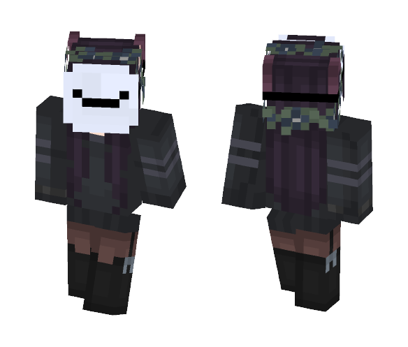 ☯ -Goth Girl Wolf- ☯ - Girl Minecraft Skins - image 1
