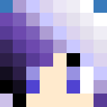Blue and Purple Hair Girl - Color Haired Girls Minecraft Skins - image 3
