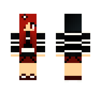 Red haired Girl - Color Haired Girls Minecraft Skins - image 2