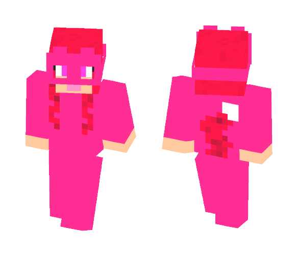 Girl in pink cat costume - Cat Minecraft Skins - image 1