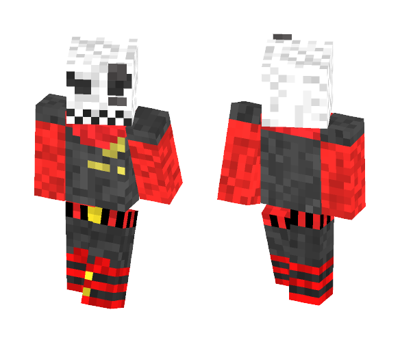 Underfell papyrus (40th skin!) - Male Minecraft Skins - image 1