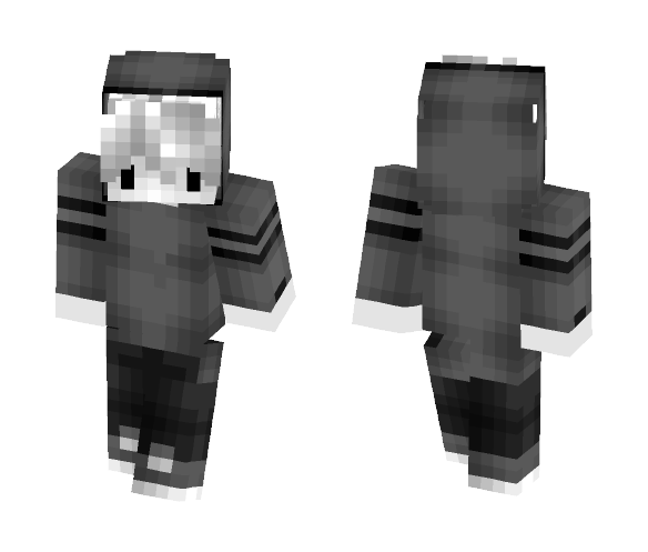 Grayscale - ImFast - Male Minecraft Skins - image 1