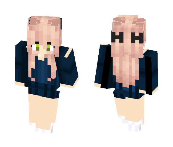 trying deffrent styles xD - Female Minecraft Skins - image 1