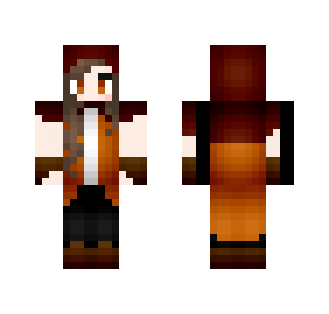 Girl Fire Mage - Girl Minecraft Skins - image 2