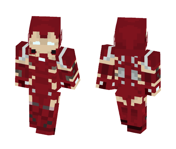 Iron-Man - Civil War - Iron Man Minecraft Skins - image 1