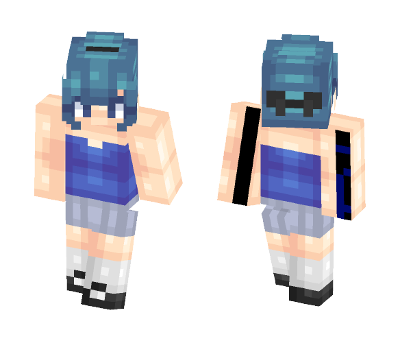 The Blue Soul - Female Minecraft Skins - image 1