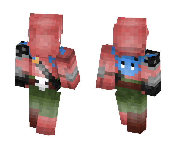 Oceanic Warrior - Male Minecraft Skins - image 1