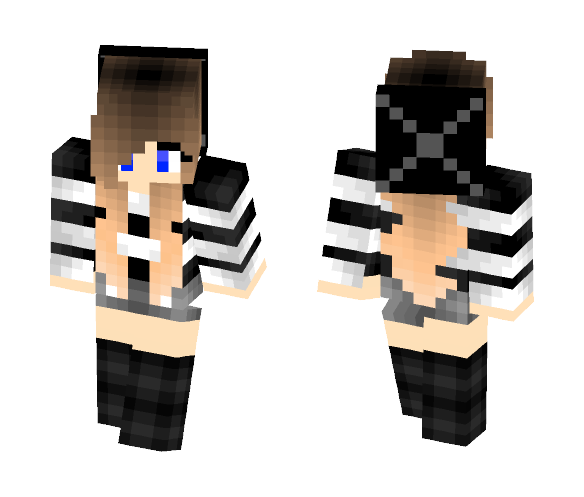 Ombre Hair - Female Minecraft Skins - image 1