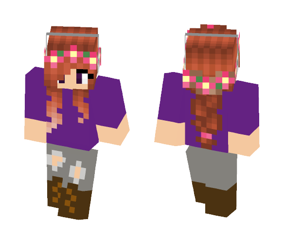 My Online Persona (For The Contest) - Female Minecraft Skins - image 1