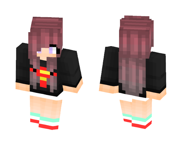 Girl who like superman ×3× - Girl Minecraft Skins - image 1