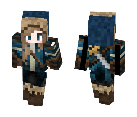 Winter Huntress - Female Minecraft Skins - image 1