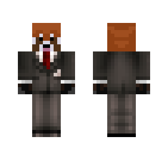 RedPanda in suit :3 - Male Minecraft Skins - image 2