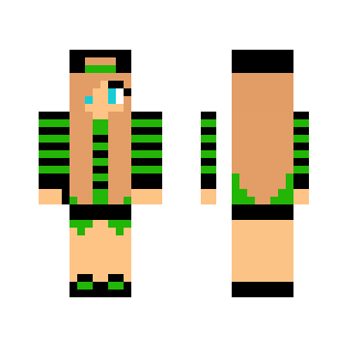 Black and Green girl - Girl Minecraft Skins - image 2