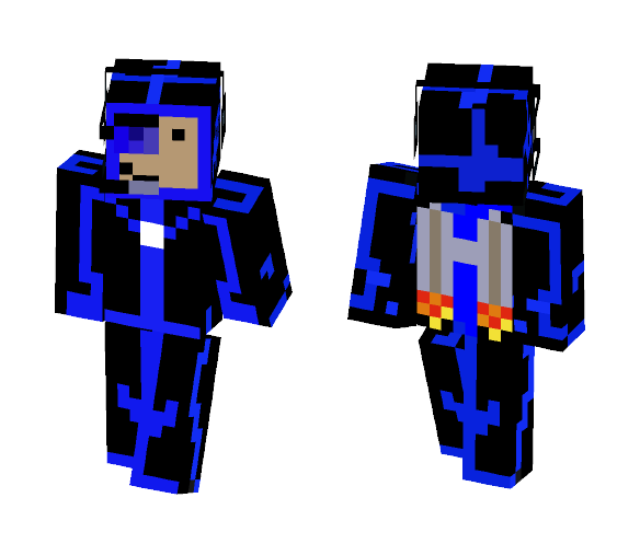 BlueTron W Scouter - Male Minecraft Skins - image 1