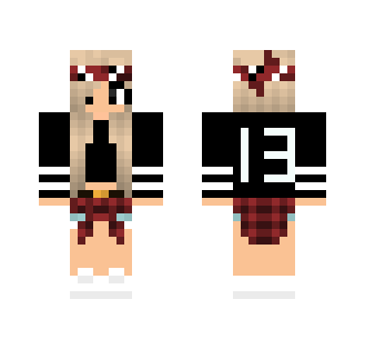 Tenenage Flower Girl With Skirt - Girl Minecraft Skins - image 2
