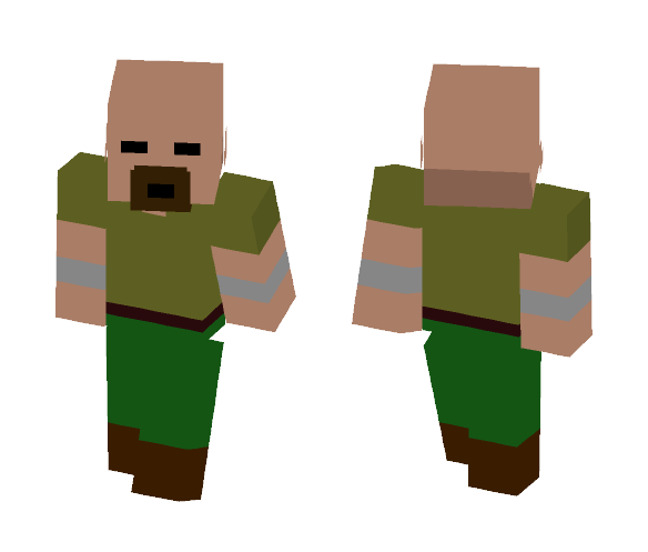 Runescape 2007 default character - Male Minecraft Skins - image 1