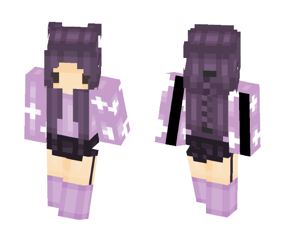 ❀ really purple lmao ❀ - Female Minecraft Skins - image 1