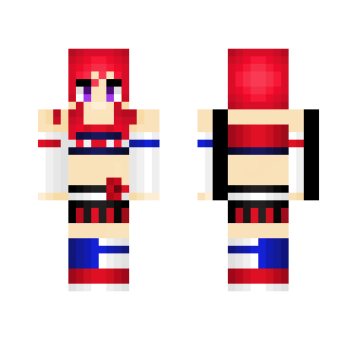 Maki Nishikino - Cheerleader Set - Female Minecraft Skins - image 2