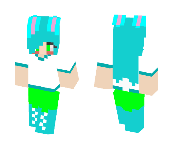 Toy Bonnie Girl (Fnaf) - Girl Minecraft Skins - image 1