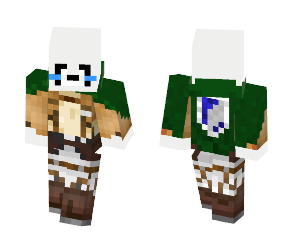 Attack on Sansy - Male Minecraft Skins - image 1