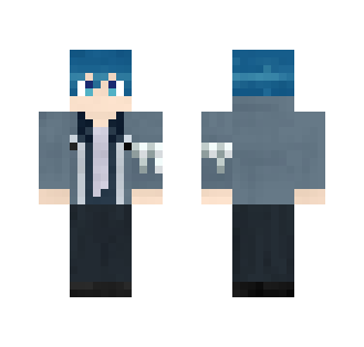 Anime Guy with Blue Hair (Request) - Anime Minecraft Skins - image 2